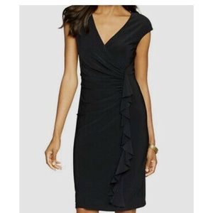 Black sheath dress